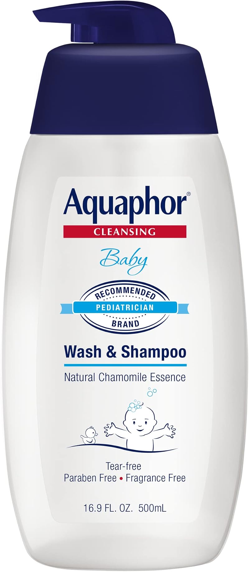 Aquaphor Baby Wash & Shampoo 16.9 fl oz Pediatrician Recommended Brand