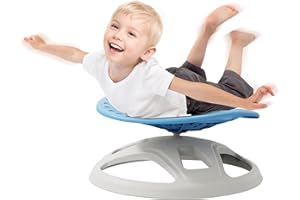 Brelley Sensory Spinning Chair for Kids, Autistic Kids Swivel Chair, Sensory Activity Toy for Toddlers, Physical Coordination Training Indoor & Outdoor Autism Sensory Products