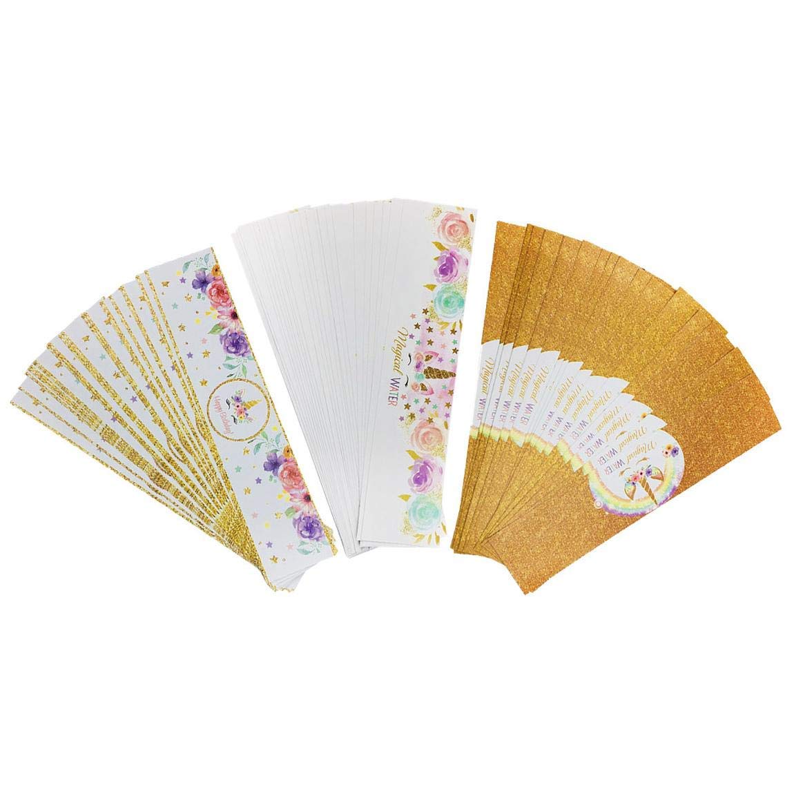 Blanc Xiaoyamyi 24pcs Licorne Bouteille Etiquette Stickers Licorne Bouteille Stickers Bebe Douche Licorne Fete Decoration Anniversaire Fete Fournitures Stickers Jeux Et Jouets Dwteam In