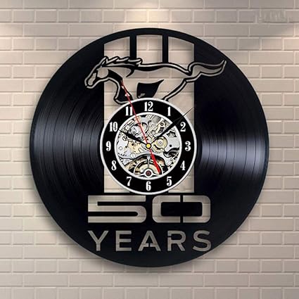 Reloj De Pared Disco De Vinilo Creativo Diseño Moderno Tema De Recuerdo