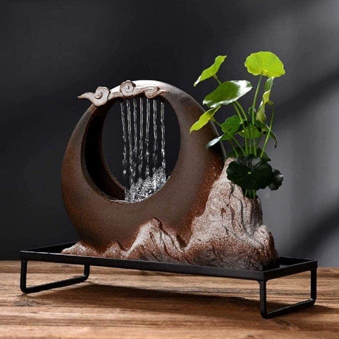 AGeneric Indoor fountain Table Fountain with Water Mist Ceramic