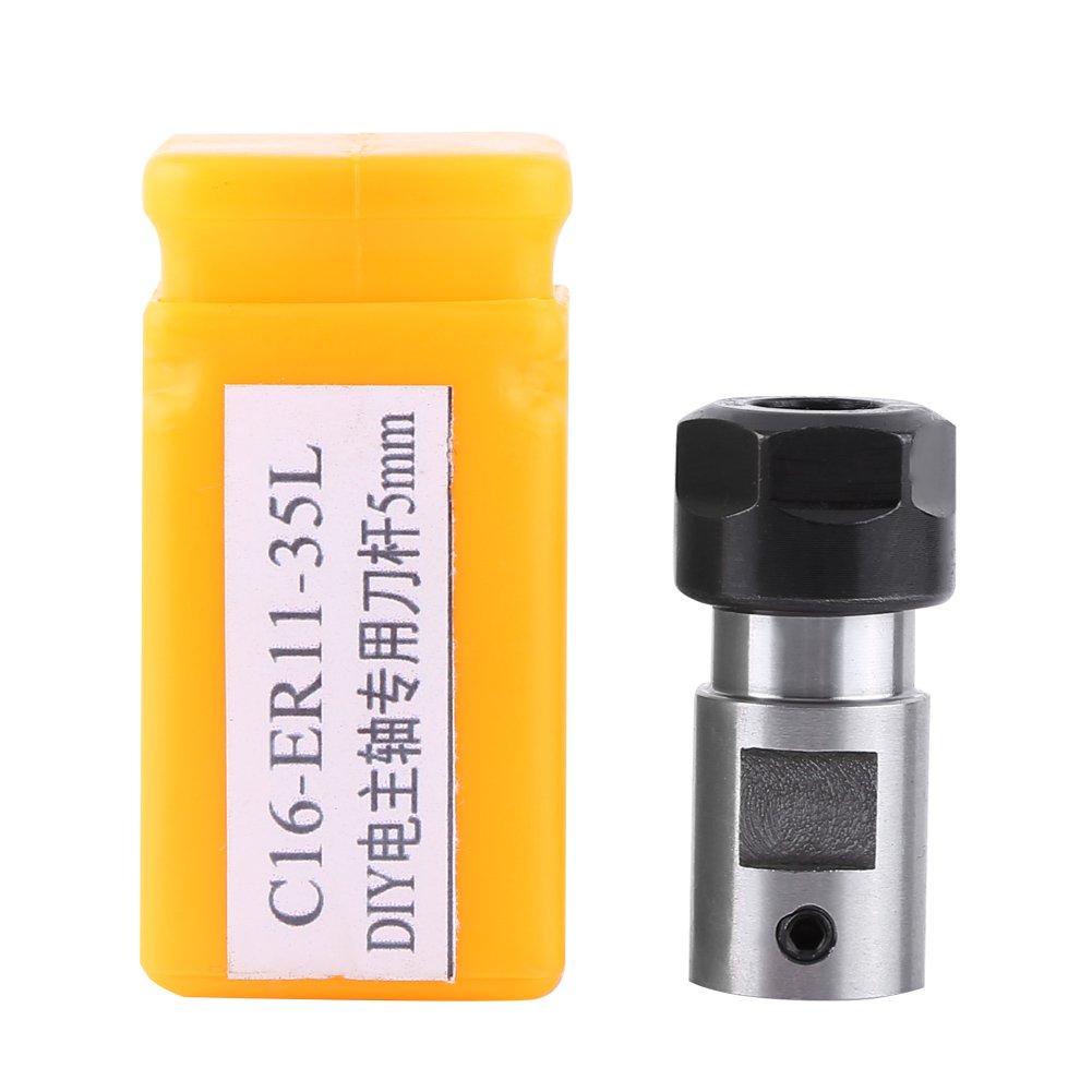 ER11A 5mm CNC Spindle Motor Collet Chuck Shaft Milling Motor Spindle Extension Rod Holder Toolholder for Milling Drilling