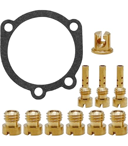 Aazon.co: AHL Otorcycle Carburetor Rebuild Kit 27421-99A 27421-99C 27490-04 Copatible With - View #5