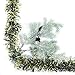 Alonsoo 3Pcs x 6.6ft Christmas Tinsel Garland, Christmas Tree Ornaments Home Party Classic Shiny Sparkly Ceiling Hanging Decorations,3.6 inch Wide Filaments Gold.