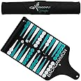 Dragonfly Escape Roll-Up Travel Backgammon Game | Lightweight Roll-up Backgammon Set | Travel Backgammon Sets for Adults | Portable Travel-Size Strategy Board Game for Camping, Backpacking or Beach