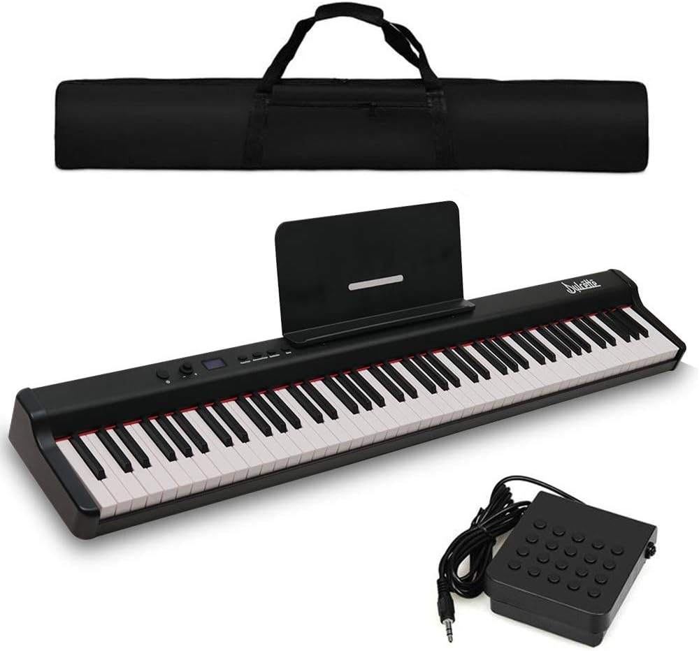 Dulcette DX10 88Key Portable Piano Keyboard Dual 25W