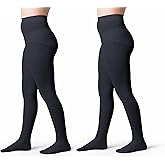 Silky Toes Girls Opaque Microfiber Tights 1-2 Pairs Black White or Colored Nylon Stockings for Kids - ballet footed tights