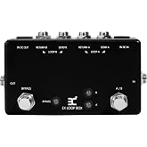 EX Guitar Effects Loop Switcher Passive Channel Switcher Box ABY Box Line Selector AB Switch Mini Guitar Effect Pedal True Bypass