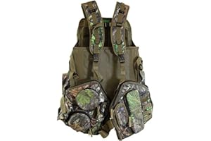 Primos Hunting unisex adult Molded Rocker Vest Mossy Oak New Obsession M L, Army Green, Medium-Large US