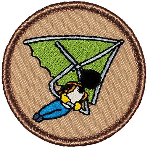 Hang Glider Patrol Patch - 2" Diameter Round Embroidered Patch