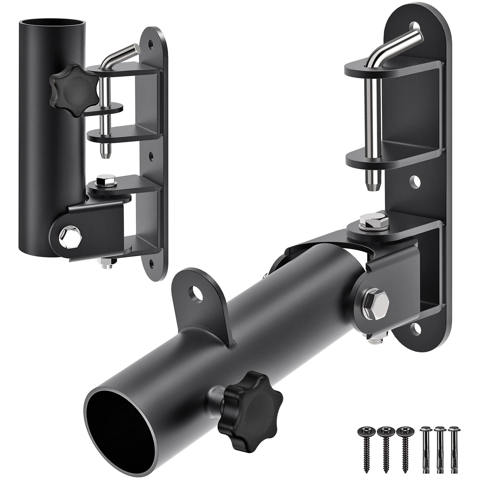 Kipika Heavy-Duty Wall-Mounted Landmine Attachment: 2-Inch Olympic Bar Compatible, Swiveling T-Bar Row Platform for Ultimate Home Gym Workouts