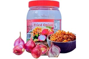 MEKOMAN Crispy Golden-Brown Fried Onions | Crunchy, Aromatic Garnish & Seasoning for Pho, Ramen, Pad Thai, and Fried Rice | Perfect for Enhancing Asian, Vietnamese, Thai, and Chinese Cuisine | Adds Flavor and Texture to BBQ, Pizza, Soups, Stir-Fries, Roasted Vegetables, and Dips