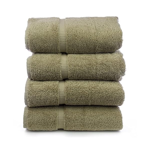 Luxury Hotel & Spa Bath Towel 100 Genuine Turkish Cotton, Set of 4