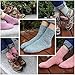 Zmaomaoy YEHUA Womens Warm Thick Wool Socks - Knitting Vintage Style 5 Pairs Size 5-10