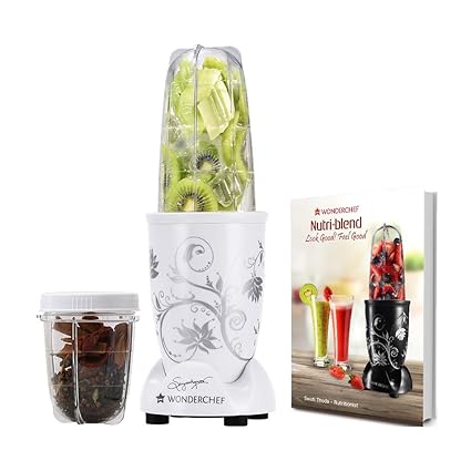Wonderchef Nutri-Blend 400 Watts Juicer Mixer Grinder (White)