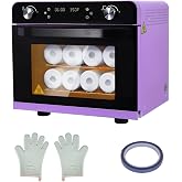 Sublimation Oven Machine with Fast Preheat &amp; Precise Temperature,38QT/36L 120V 1800W Large Capacity for Sublimation Tumblers,Mugs,Bottles,Full Wrap Printing,Includes Gloves &amp; Tape,Digital Touch Screen