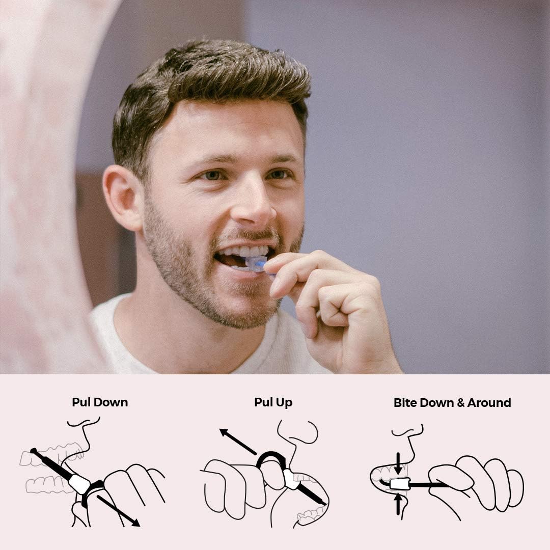 PUL 2-in-1 Clear Aligner Chew Tool & Removal Tool - Pink, 1 Pack - Image 5