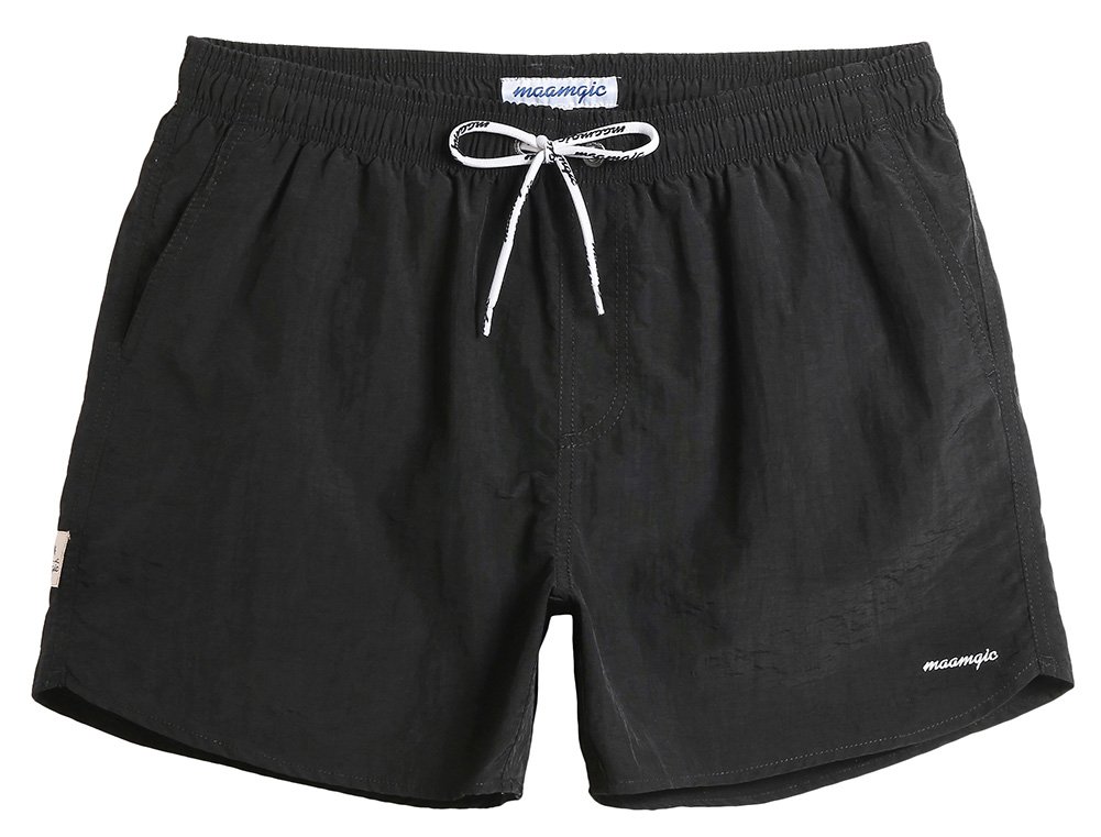 MaaMgic Mens 5" Short Swim Trunks with Mesh Lining Quick Dry Bathing