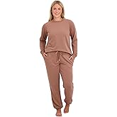Blush by Us Angels 2 Piece Jogger Lounge Set for Women | Women's Travel Sweatsuit - Lightweight, Cozy Loungewear