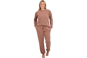 Blush by Us Angels Womens Lounge Set, 2 Piece Jogger Set, Lightweight, Butter Soft and Cozy, Sizes XS-3X