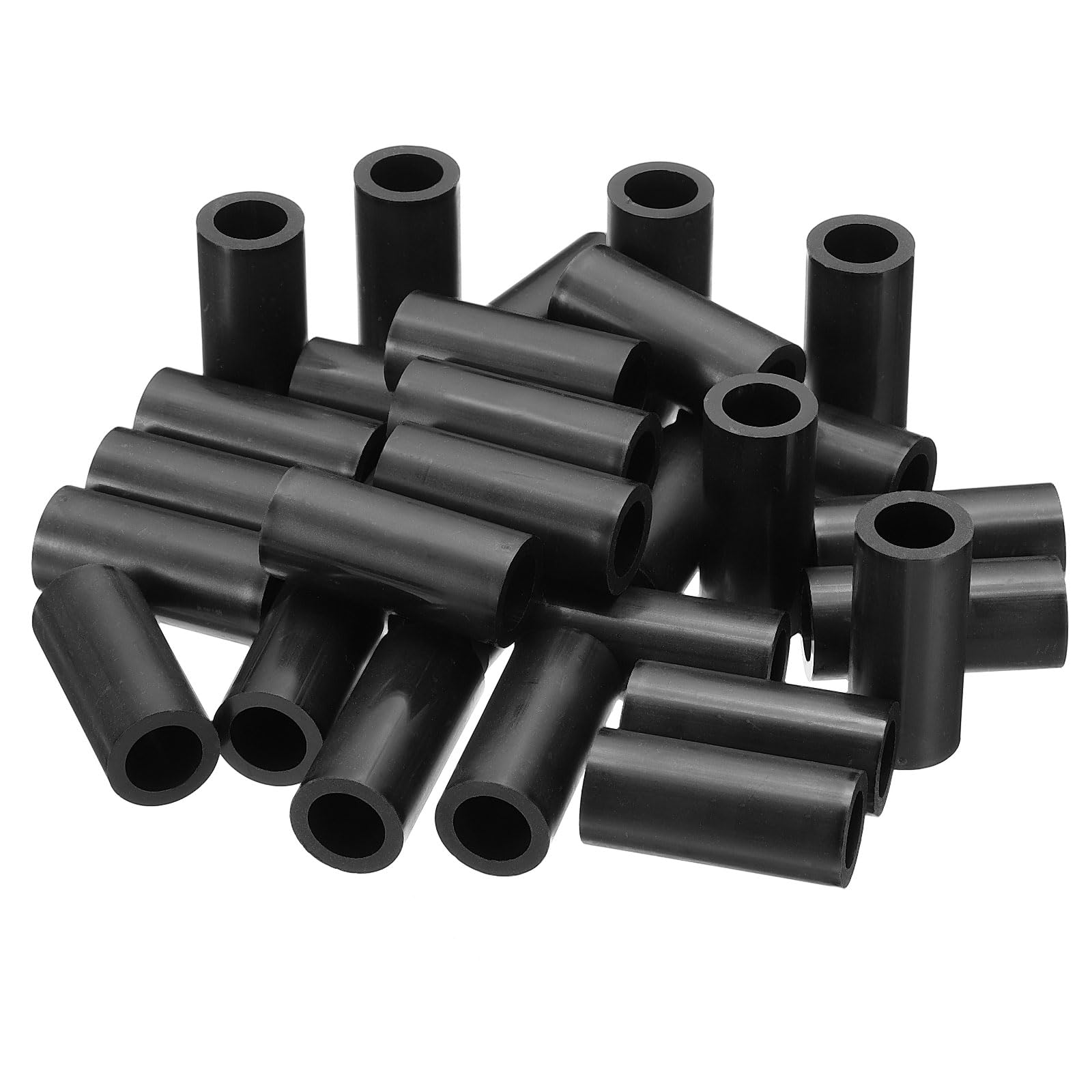 PATIKIL M12 Round Electrical Outlet ABS Spacers Washer, 30 Pcs 12.2mm ID, 18mm OD, 45mm Length Without Threaded,Switch and Receptacle Spacers Hardware for M12 Screws