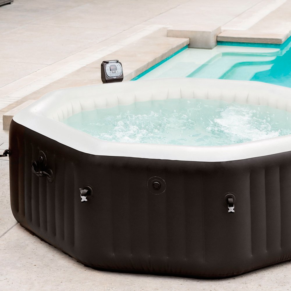Bubble Deluxe Intex Octagonal Hot Tub Person Person Intex Pure Spa