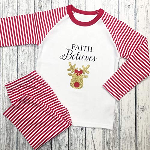 Personalised Christmas Eve Pyjamas