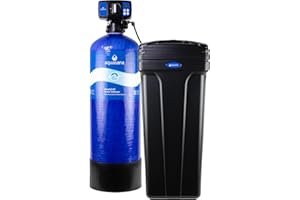 Aquasana SimplySoft® 60,000 Grain Water Softener - Whole House Hard Water Reduction - Base Tank & Cabinet System WH-SF60-BASE