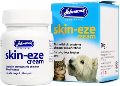 Johnsons Vet Skin Eez Cream 50g - For Dogs, Cats & Small Animals
