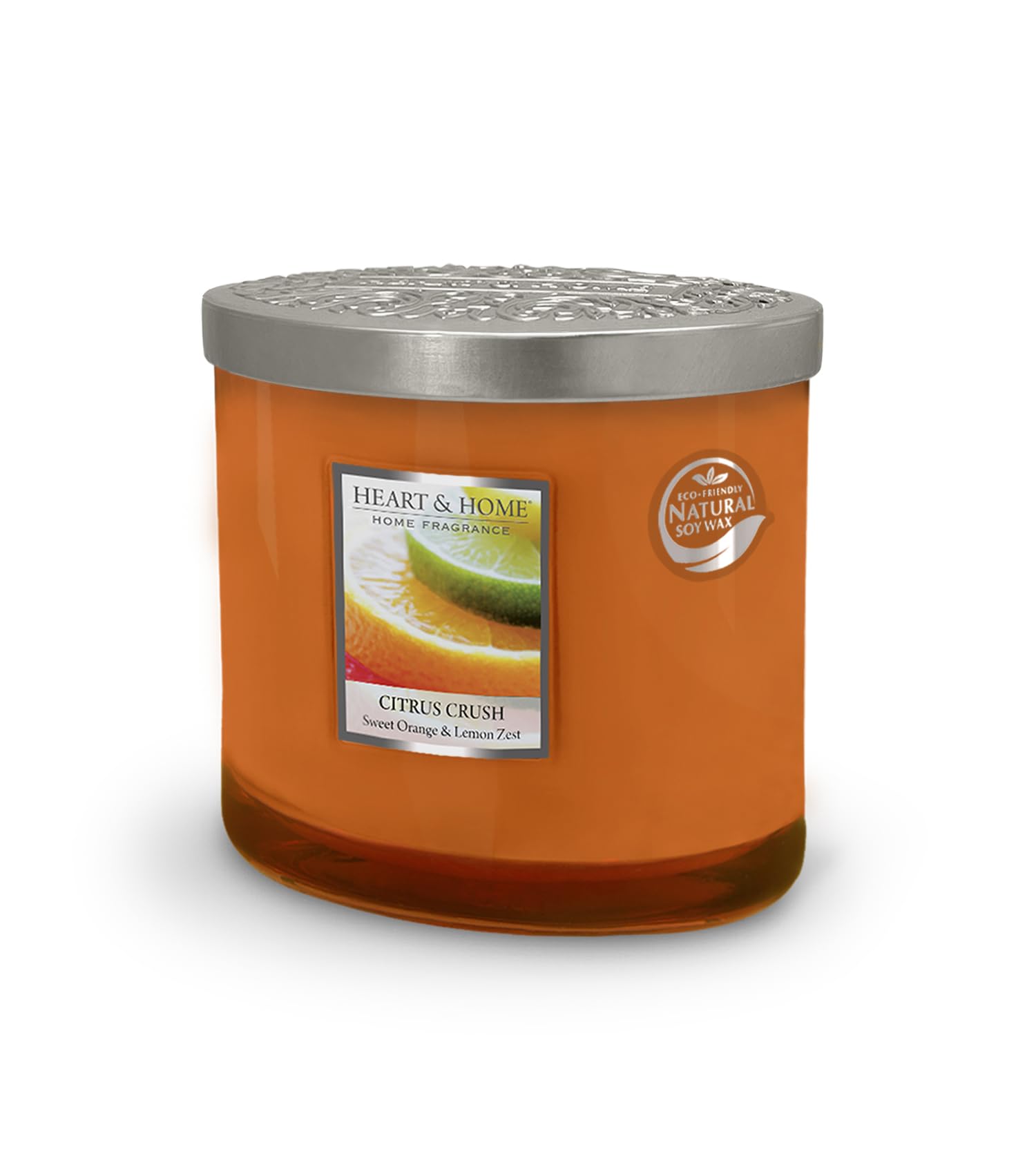 Heart & Home Ellipse Twin Wick - Citrus Crush