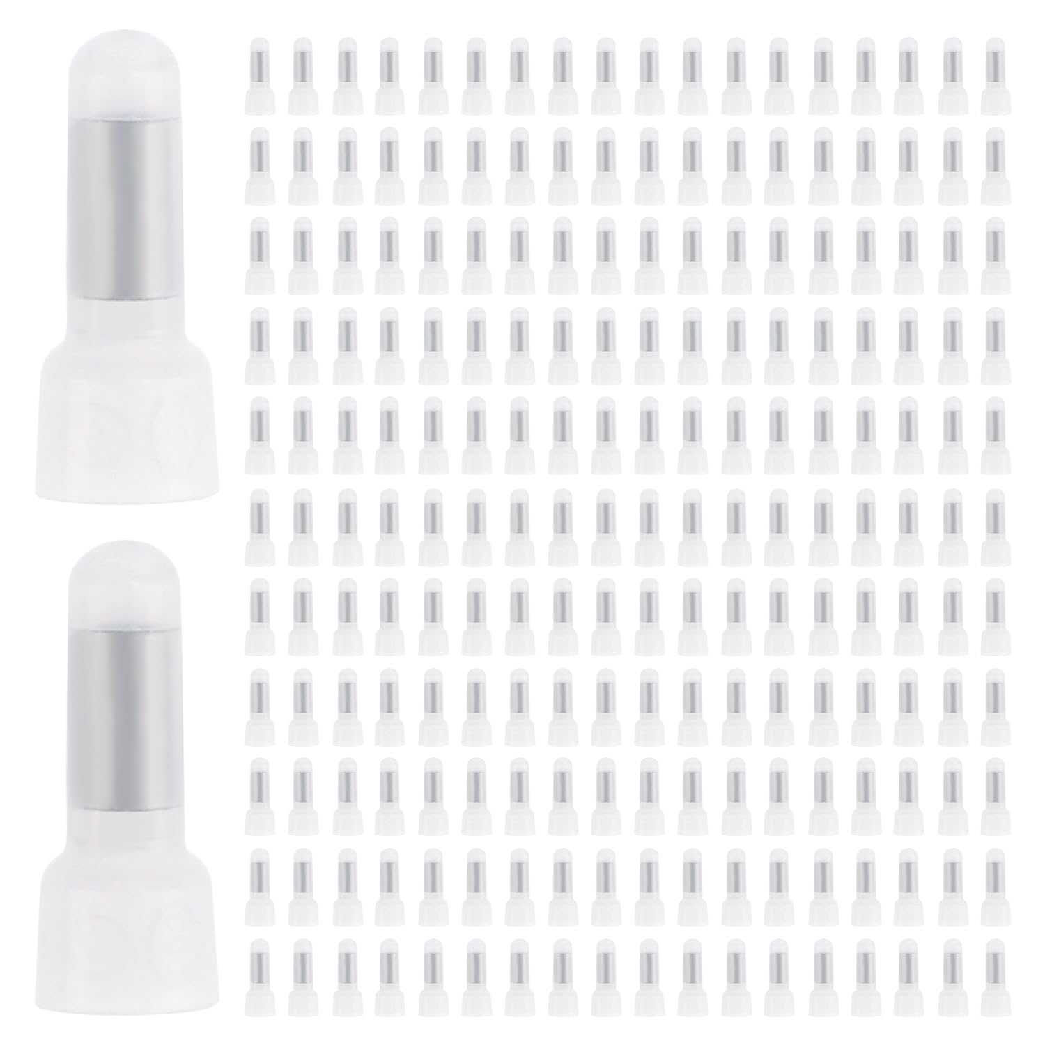 YIXISI 200 PCS Closed End Connectors, Closed End Wire Crimp Cap Terminal, Nylon Wire Cap, 22-16 AWG — image 1