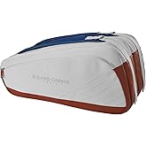 WILSON Roland-Garros Super Tour Tennis Racket Bags - Clay/White/Navy