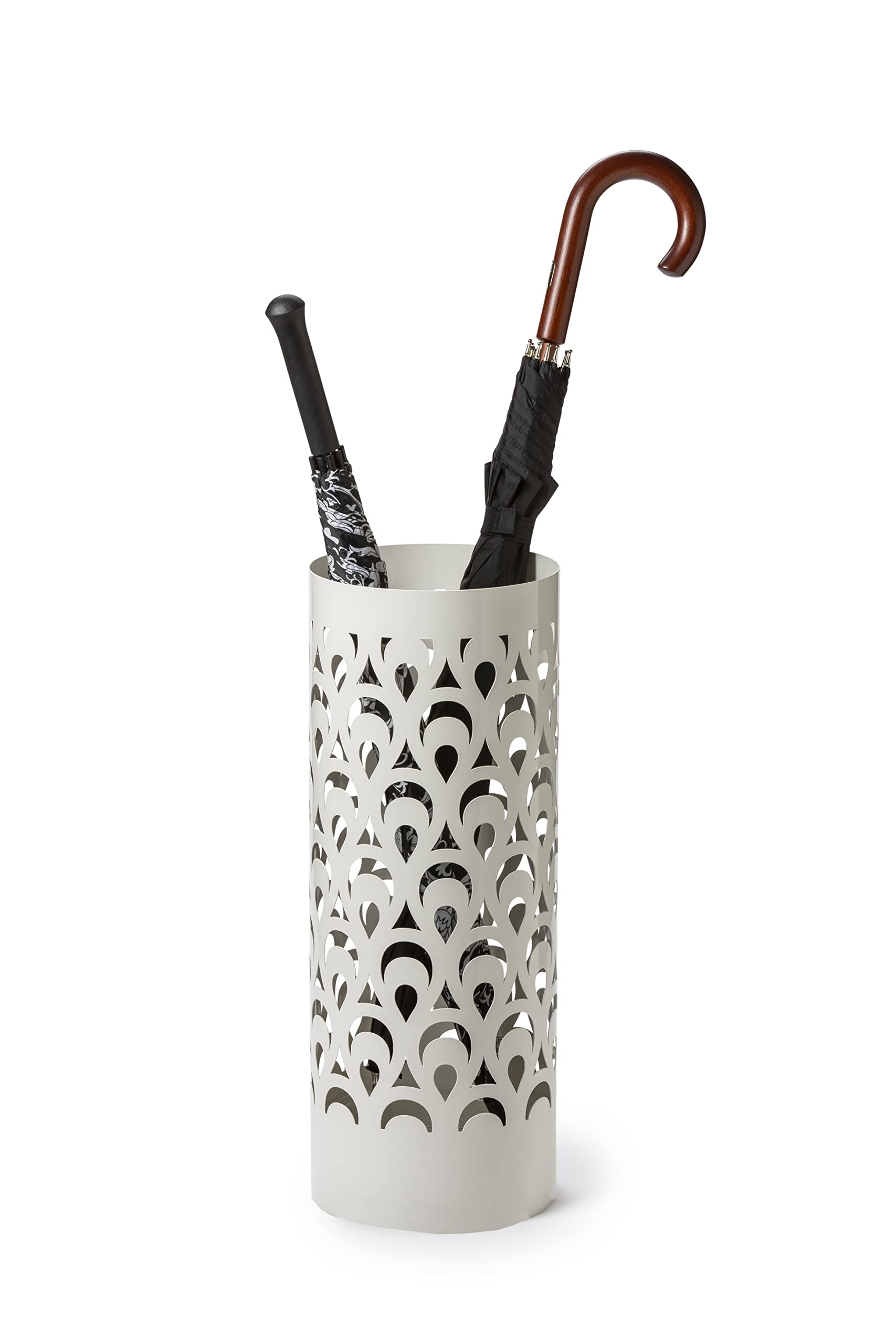 Mango Steam Tall Umbrella Holder, 55 x 22 x 22 cm (Peacock, White)