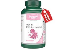VORST Myo & D-Chiro Inositol 180 Vegan Capsules | Supplement for Hormonal Balance, Ovarian Health, & Metabolic Support | Supp