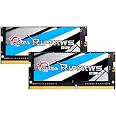 G.SKILL Ripjaws DDR4 SO-DIMM Series DDR4 RAM 32GB (2x16GB) Up to 2400MT/s CL16-16-16-39 1.20V Unbuffered Non-ECC Notebook/Laptop Memory SO-DIMM (F4-2400C16D-32GRS)