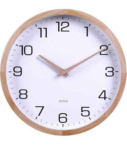 Orologio Da Parete Newgate Bali 30 Cm – Design Minimalista In Bambù, Movimento Silenzioso, Ideale Per Cucina E Soggiorno