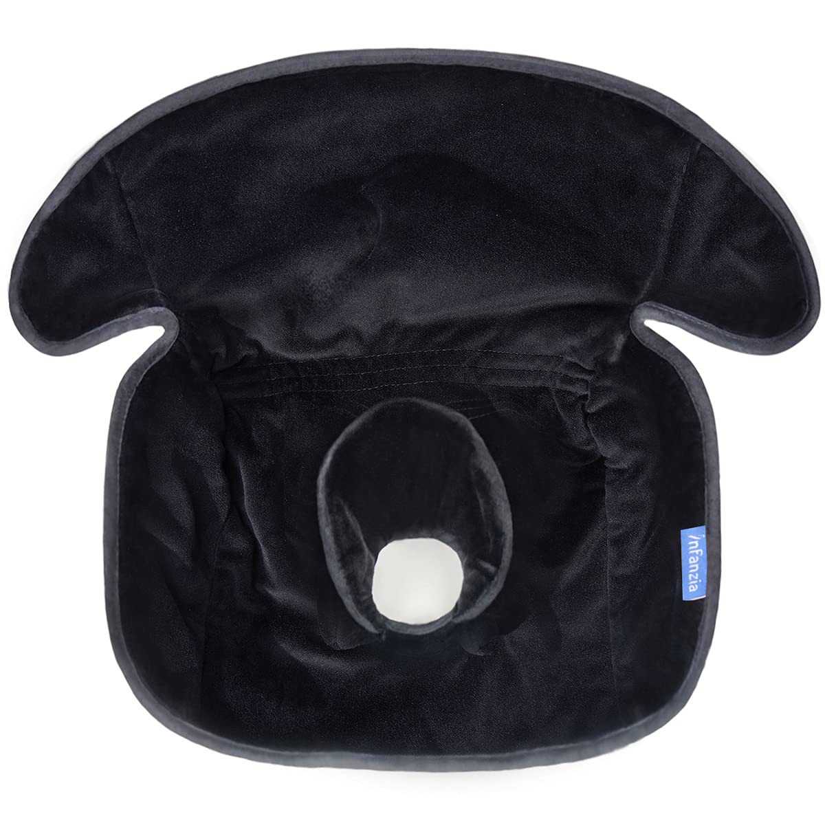 INFANZIA Dry Seat, Car Seat Protector Waterproof Carseat Liner Potty Training Toddlers, Baby and Infants, Piddle Pad for Carseats Strollers (Black, 1 Pack