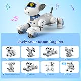 VATOS Remote Control Robot Dog Toy 17 Functions Touch Follow Dancing RC Puppy view 2