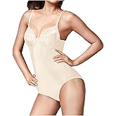 Maidenform Women's Flexees Unlined Cup Built-In Bra Body Shaper, 1456, Buttercream, 38C