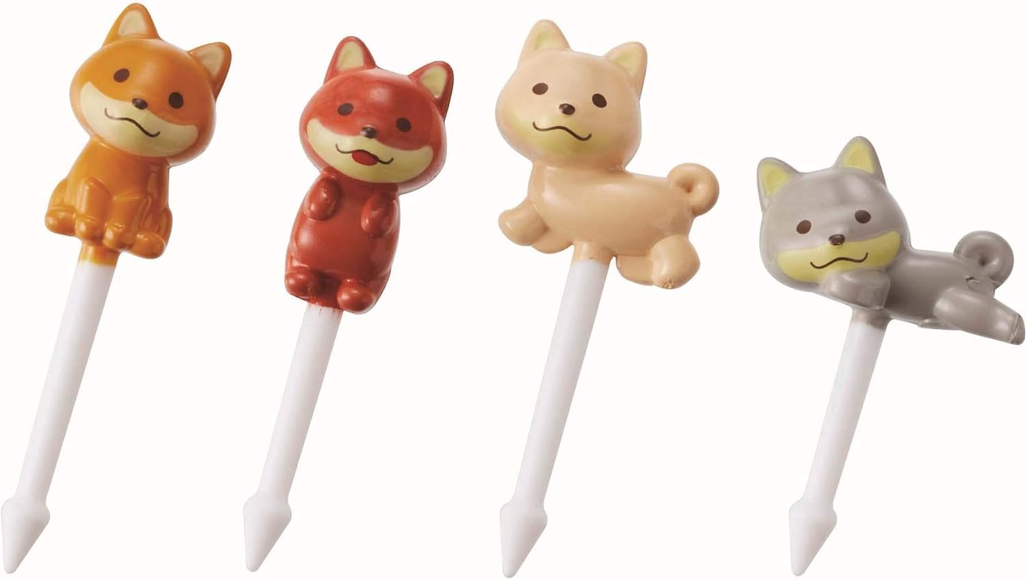 Torune Food Picks Bento Lunch Accessories Dogs 4pcs P-3460