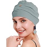 osvyo Cotton Chemo Turbans for Women Cancer Hairloss hat - Cotton Lightweight Headwear Sealed Packaging