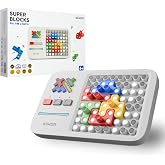 GiiKER Super Blocks Pattern Matching Puzzle, 1000+ Challenges for Kids | STEM brain teaser for kids and teens, portable travel game, birthday gift