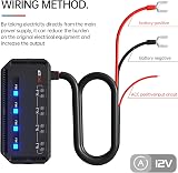 Tawveml 4 Way Fuse Block 12V Waterproof Relay Box with LED Indicator view 3