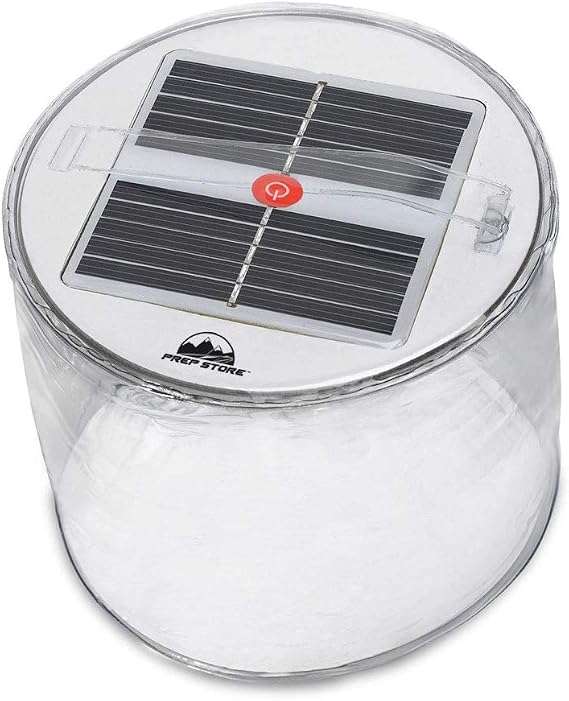 Prep Store Solar Powered Inflatable LED Lantern | Solar Inflatable