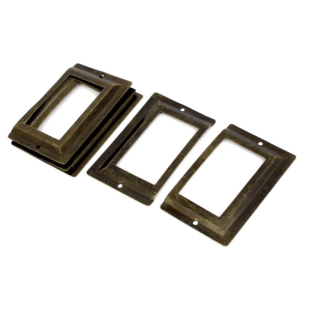 Sourcingmap Post Office Library File Drawer Metal Tag Label Holder Bronze Tone 5pcs