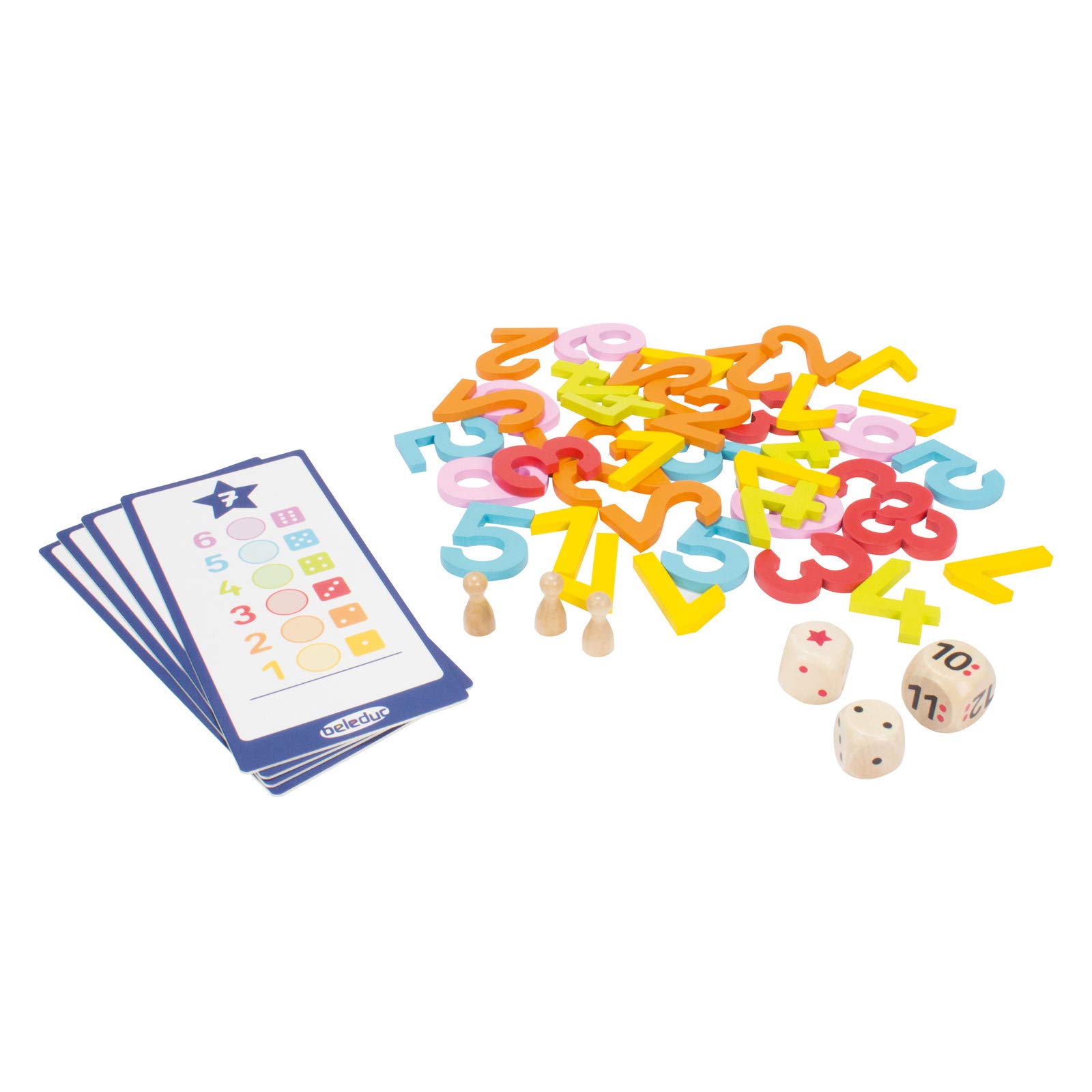 Beleduc 22800 Catch the Number Children and Family Game