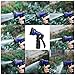 SHINE HAI 50ft Expanding Hose with 8 Functions Sprayer, Expandable Garden Hose with Strongest TPS, Solid Brass Connector Fitting, Extra Strength Fabric Garden Hose Nozzle