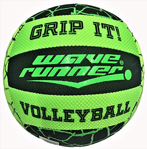 Flash Sales Wave Runner Grip It Waterproof Volleyballl Size 9.25 inches Hydro With Sure Grip Technology Let's Play Volleyball in the Water! Bulk available (Green)