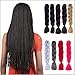 CXYP 24 Inch Synthetic Braiding Hair 3pcs/lot Afro Jumbo Braiding Hair Extensions 100g/pc Kanekalon Fiber for Twist Braiding Hair (pink)
