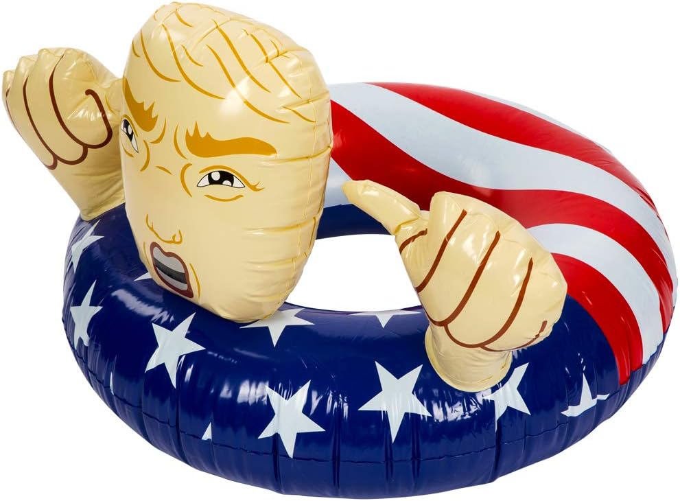 Pool Float, Donald Trump 47" Fun Inflatable Swimming Floats for Pool Party and Summer Vacation, Birthday Gag Gift